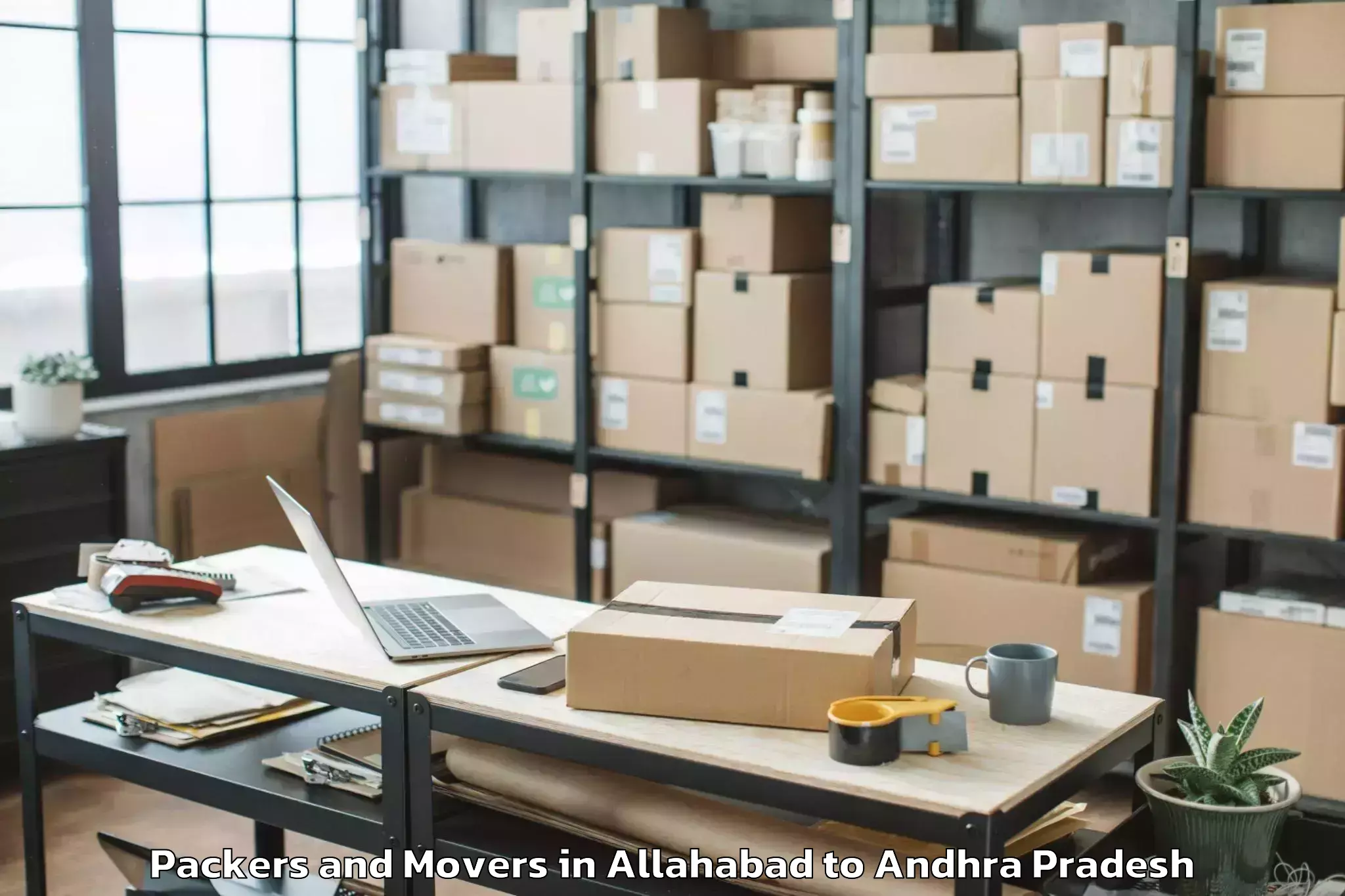 Trusted Allahabad to Thotapalligudur Packers And Movers